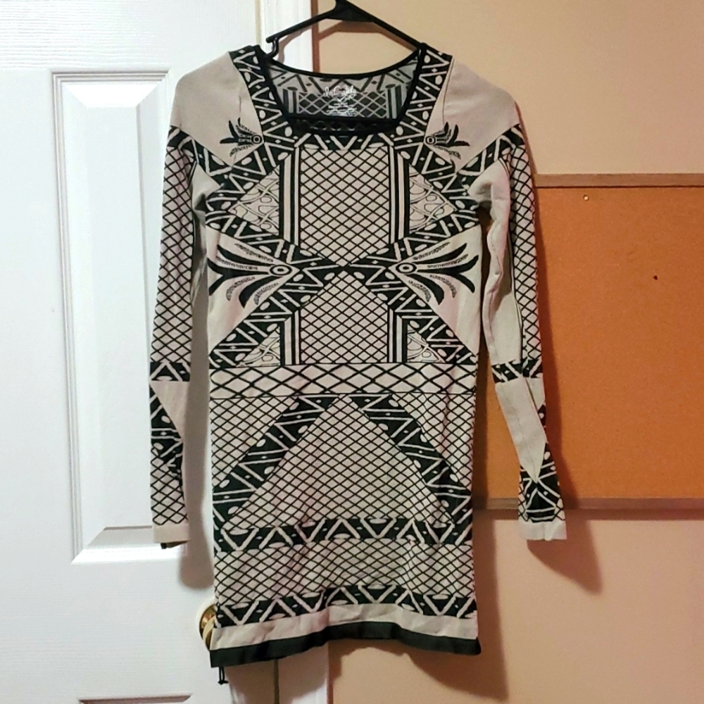 Free People Inimately Bodycon Long-Sleeved Mini Dress Seamless